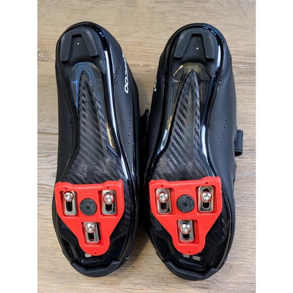 Kescoo Cycling Shoes Unisex Size 5.5, 7.5 Black Mesh Delta Cleats Installed - Picture 8 of 12
